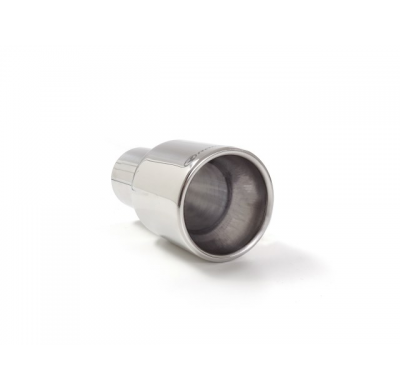 Cola Redonda 90 Mm Acero Inox Con Tubo De Entrada 57 Mm - Largura 160 Mm
  Universal Colas De Escape Ro.90 Ragazzon