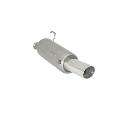Escape Trasero Acero Inox Con Salida Redonda 90 Mm Sport Line
  Peugeot 206 1.6 (65kw) 1998>> Ragazzon