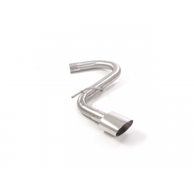 Tramo trasero grupo N en acero inox con salida ovalada 135x90 mm</p>
 Solo para versión sin SCR / AdBlue
 Línea con diámetro mej