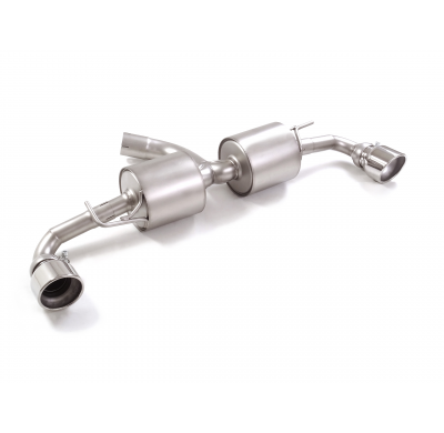 Silencioso trasero doble en acero inox con salidas redondas 114 mm Sport Line</p>
 Línea con diámetro mejorado 70 mm
 
 CON HOMO