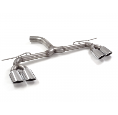 Tramo trasero grupo N doble en acero inox con salidas ovaladas 2 / 108x70 mm</p>
 Línea con diámetro mejorado 70 mm
 
 Grupo N -