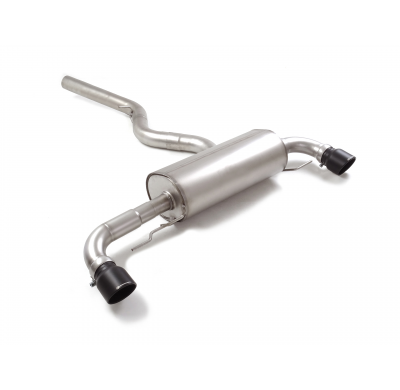 Silencioso trasero doble en acero inox con salidas redondas 102 mm Sport Line Black  
 
 
 - BMW Serie2 G42(Coupè) 2021>> 220i (