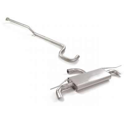 Tramo intermedio grupo N en acero inox + Silencioso trasero doble en acero inox
 
 
 CON HOMOLOGACION Audi A3 (typ 8Y - GY) 2020