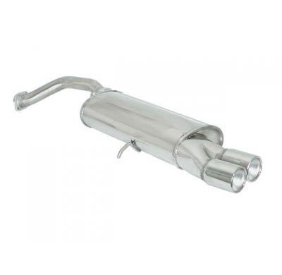 Escape Trasero Acero Inox Salidas Redondas 2x80 Mm
  Alfa Romeo 166 2.0 V6 Turbo (151kw) 1998>> Ragazzon