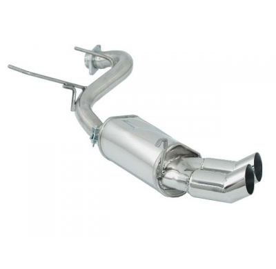 Silencioso Trasero Acero Inox Salidas Redondas Dtm 2x70 Mm
  Alfa Romeo Gtv(916) / Spider 1995>>2004 T.S. 1.8i 16v (106kw) - 2.0