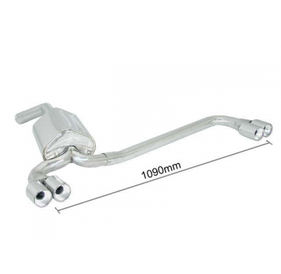 Escape Trasero Doble Acero Inox Salidas Redondas 2x80 Mm Asimetricas - Modificación Del Parachoques Original
  Alfa Romeo 15