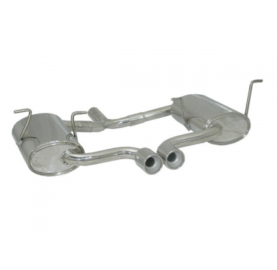 Escape Trasero Acero Inox Salidas Centrales Redondas 2x80 Mm
  Mini R53 Cooper S 2002>>2006 1.6 I (120kw / 125kw) 2002 > 10/