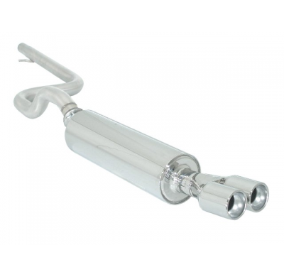 Tramo Intermedio Grupo N + Escape Trasero Salidas Redondas 2x80 Mm Acero Inox
  Seat Leon (1m) 1.9tdi (81/95/110kw) 03/2000>
