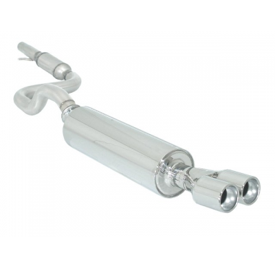 Tramo Intermedio Con Escape + Escape Trasero Salidas Redondas 2x80 Mm Acero Inox
  Seat Leon (1m) 1.8 Turbo 20v (132kw)