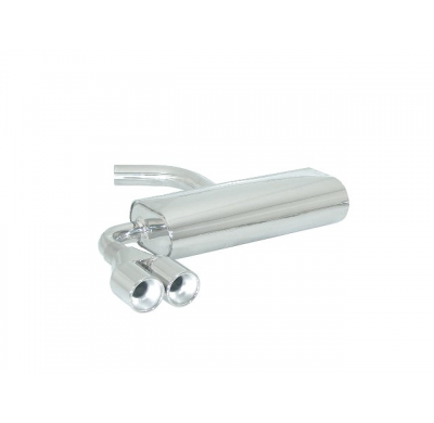 Escape Trasero Acero Inox Salidas Redondas 2x80 Mm
  Volkswagen Golf Mk5 2.0 Turbo Fsi Gti (147/169kw) 11/2003>> Ragazzon