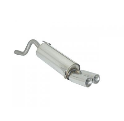 Silencioso Trasero Acero Inox Salidas Redondas 2x80 Mm
  Fiat Grande Punto + Punto Evo (Typ199) 2005>>2012 1.2 (48/51kw) - 1.4 (