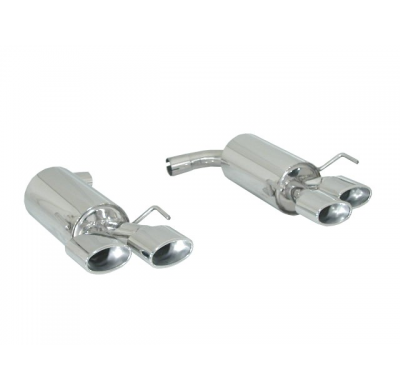 Escape Trasero Doble Acero Inox Con Dos Salidas Ovaladas 115x70 Mm Asimetricas
  Alfa Romeo Brera(939) 2006>>2011 2.0jtdm 12