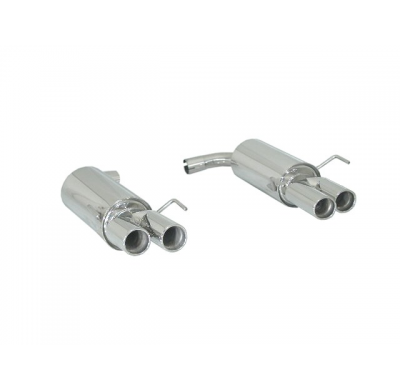 Escape Trasero Doble Acero Inox Salidas Redondas 2x76 Mm Asimetricas
  Alfa Romeo Spider(939) 2006>>2011 2.4 Jtdm 06/2006>>