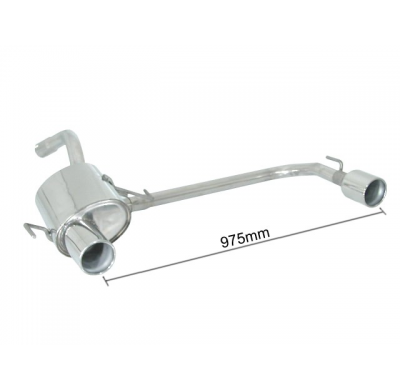 Escape Trasero Doble Acero Inox Salidas Redondas 102 Mm 
  Alfa Romeo 147 Nuova 1.9jtd (85/103/110kw) - 1.9jtdm (88/110kw) D