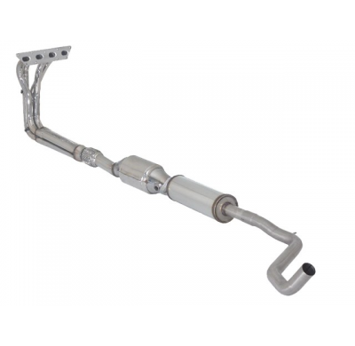 Colector 4-1+ Catalizador Metalico + Tramo Intermedio Con Escape Acero Inox - Linea Diámetro50 Mm
 Es Necesario Reprogramar