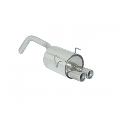 Silencioso Trasero Acero Inox Salidas Redondas 2x70 Mm  
  Fiat 500 (Typ312) 2007>> 1.3 Mjet (55 / 70kw) 2010>>2015 Ragazzon