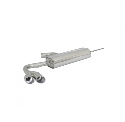 Escape Trasero Acero Inox Salidas Redondas 2x80 Mm Sport Line Asimetricas
  Audi Tt (Typ 8j) 2006>>2014 Roadster 1.8tfsi (11