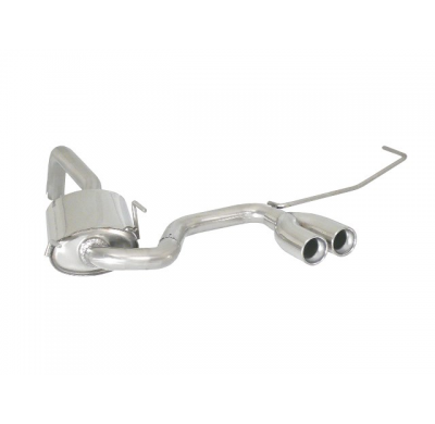 Escape Trasero Salidas Redondas Centrales 2x70 Mm - Modificación Del Parachoques Original
  Fiat 500 (Typ312) 2007>> 1.4 16v