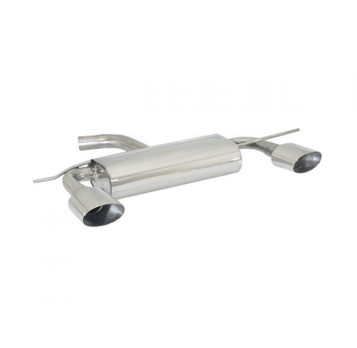 Escape Trasero Doble Acero Inox Salidas Ovaladas 135x90 Mm - Modificación Del Parachoques Original
  Volkswagen Scirocco(13)