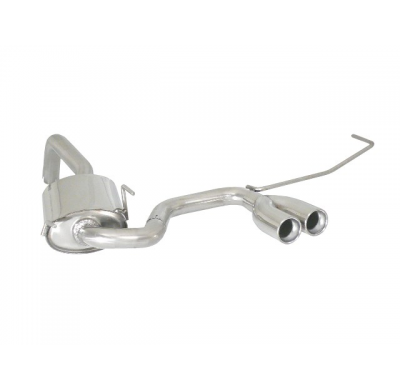 Escape Trasero Salidas Redondas Centrales 2x70 Mm - Modificación Del Parachoques Original
  Fiat 500 (Typ312) 2007>> 1.3 Mje