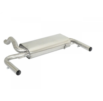 Escape Trasero Doble Acero Inox Salidas Redondas 54 Mm
  Renault Clio Mk3 2005>>2012 2.0 16v Rs (147kw) 2010>> Ragazzon