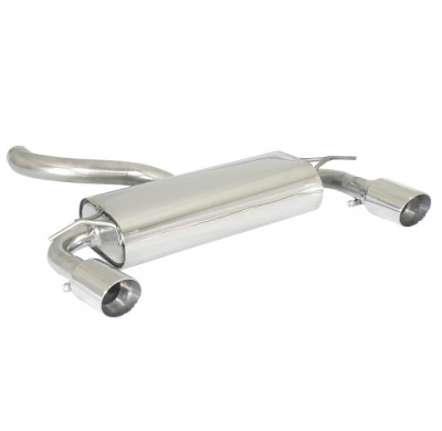 Tramo Trasero Doble Acero Inox Con Salida Redonda 90 Mm Sport Line
  Volvo C30 (Typ M) 2.5 T5 10/2006>>2013 Ragazzon