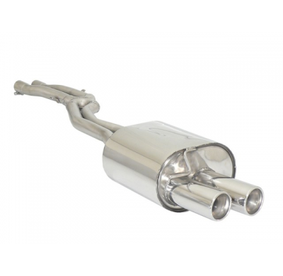 Silencioso Trasero Acero Inox Salidas Redondas 2x90 Mm Asimetricas
  Bmw Z4 (E89) 23i (150kw) - 30i (190kw) 05/2009>>2012 Ragazz