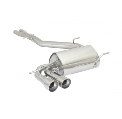 Escape Trasero Acero Inox Salidas Redondas 2x90 Mm Sport Line Asimetricas 
  Audi Rs3 (Typ 8p) 2011>>2012 Rs3 Sportback Quat