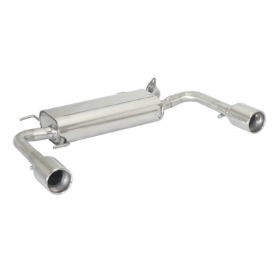 Escape Trasero Doble Acero Inox Salidas Redondas 102 Mm 
  Suzuki Swift (Typ Nz) 2010>>2017 1.6 Sport (100kw) 2010>> Ragazzo