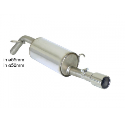 Escape Trasero Acero Inox Con Salida Redonda 90 Mm - Modificación Del Parachoques Original
  Peugeot 208 Xy 1.6 16v Thp (115