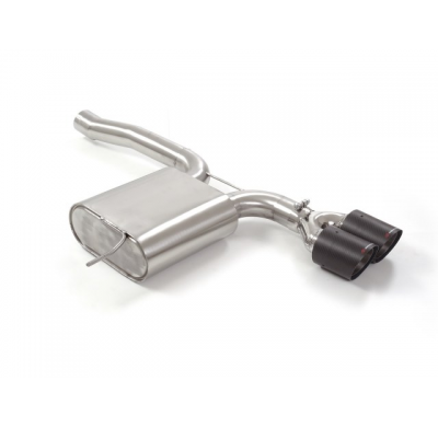 Escape Trasero Acero Inox Salidas Redondas 2x100 Mm Carbon Shot
 Línea Con Diámetro Mejorado 70 Mm
 Mini F56 2014>> Cooper S