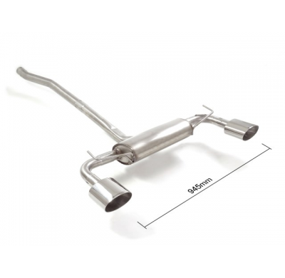 Escape Trasero Doble Acero Inox Salidas Ovaladas 135x90 Mm 
 Paragolpes Paquete "Cross , Cross Plus".  
 Línea Con Diámetro