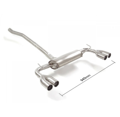 Escape Trasero Doble Acero Inox Salidas Redondas 2x70 Mm Asimetricas 
 Paragolpes Paquete "Cross , Cross Plus".  
 Línea Con