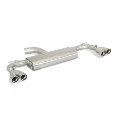 Silencioso Trasero Doble Acero Inox Salidas Redondas 2x70 Mm Sport Line Asimetricas 
 Línea Con Diámetro Mejorado 76 Mm
 Seat Le