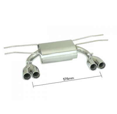 Escape Trasero Doble Acero Inox Salidas Redondas 2x70 Mm Asimetricas 
  Mazda Mx-5 (Typ Nd) 2015>> 1.5 (96kw) 2015>> Ragazzo