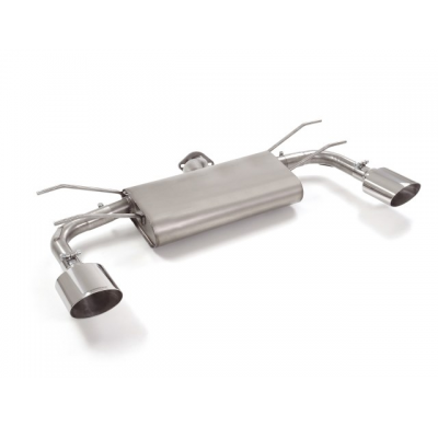 Escape Trasero Doble Acero Inox Salidas Ovaladas 135x90 Mm 
 Línea Con Diámetro Mejorado 60 Mm 
 Fiat 124 Spider 2016>> 1.4