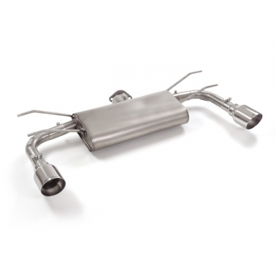 Escape Trasero Doble Acero Inox Salidas Redondas 102 Mm Sport Line  
 Línea Con Diámetro Mejorado 60 Mm 
 Fiat 124 Spider 20