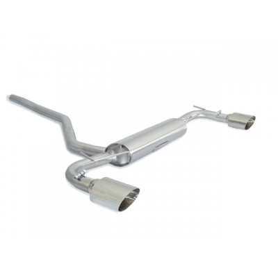 Escape Trasero Doble Acero Inox Salidas Ovaladas 135x90 Mm 
 Línea Con Diámetro Mejorado 60 Mm 
 Jeep Renegade 2.0mjet 4x4 (