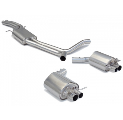 Tramo Intermedio Con Escape Acero Inox + Escape Trasero Doble Acero Inox
 Con Valvulas Integradas.Las Válvulas Son Accio