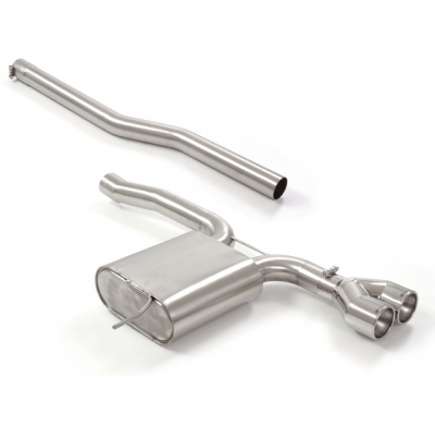 Escape Trasero Acero Inox Salidas Redondas 2x102 Mm
  Mini F56 2014>> Jcw 2.0 (170kw) 2014>>07/2018 Ragazzon