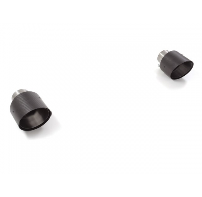 Cola Redonda 2 / 118 Mm Carbon Shot Acero Inox 
 Para Ser Instalado Como Un Kit Con
 50.0748.40 / 50.0772.40 / 50.0793.40
 Alfa