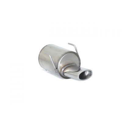 Escape Trasero Acero Inox Con Salida Ovalada 115x70 Mm  
  Fiat 500 (Typ312) 2007>> 1.2 (51kw) 2015>> Ragazzon