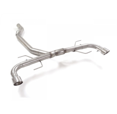 Tramos Traseros Grupo N Dobles Acero Inox Salidas Redonda 90 Mm Sport Line
 Línea Con Diámetro Mejorado 76 Mm
 Alfa Romeo Giulia