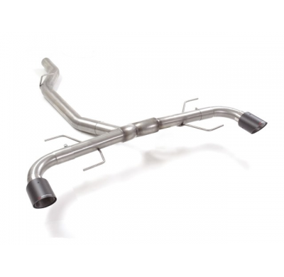 Tramos Traseros Grupo N Dobles Acero Inox Salidas Redonda 90 Mm Carbon Shot
 Línea Con Diámetro Mejorado 76 Mm
 Alfa Romeo Giuli