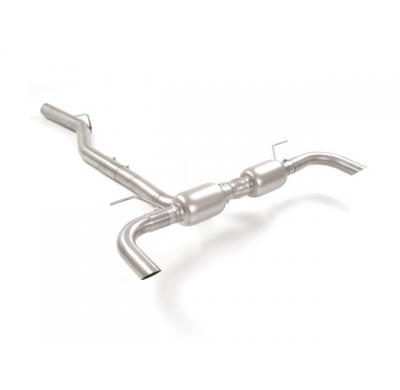 Escape Trasero Dobles Acero Inox Para Codas Estéticas Originales
 Línea Con Diámetro Mejorado 70 Mm
 Alfa Romeo Giulia(952)