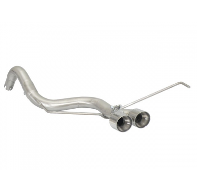 Tramo Trasero Grupo N Acero Inox Salidas Redondas Centrales 2x80 Mm Sport Line
  Abarth 500 / 595 (Typ 312) Abarth 1.4tjet (103k