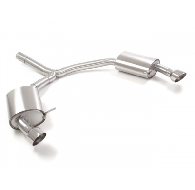 Escape Trasero Doble Acero Inox Salidas Redondas 102 Mm Sport Line  
 Línea Con Diámetro Mejorado 70 Mm
 Audi A5 (Typ F5) 20