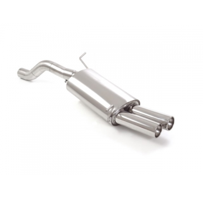 Escape Trasero Acero Inox Salidas Redondas 2x80 Mm Asimetricas
 Línea Con Diámetro Mejorado 70 Mm
 Volkswagen Polo Aw 2017>>