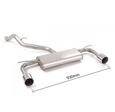 Escape Trasero Doble Acero Inox Salidas Redondas 102 Mm 
 Línea Con Diámetro Mejorado 60 Mm 
 Elimina Un Segundo Silenciador