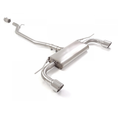 Escape Trasero Doble Acero Inox Salidas Redondas 102 Mm Sport Line  
 Línea Con Diámetro Mejorado 60 Mm 
 Mot. Dfg (1968cc)